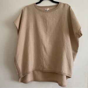 NWOT Cuyana Pullover Short Sleeve Sweater